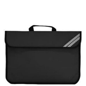 Abbey School Book Bag (hand held) with Logo - Black