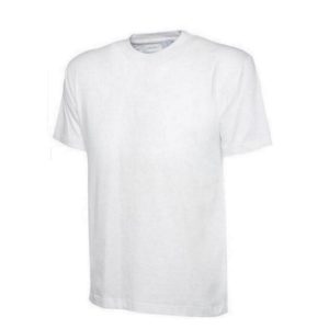 Broom Valley School Plain PE T-Shirt - White