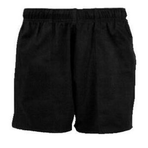 Clifton PE Shorts (Plain) - Black