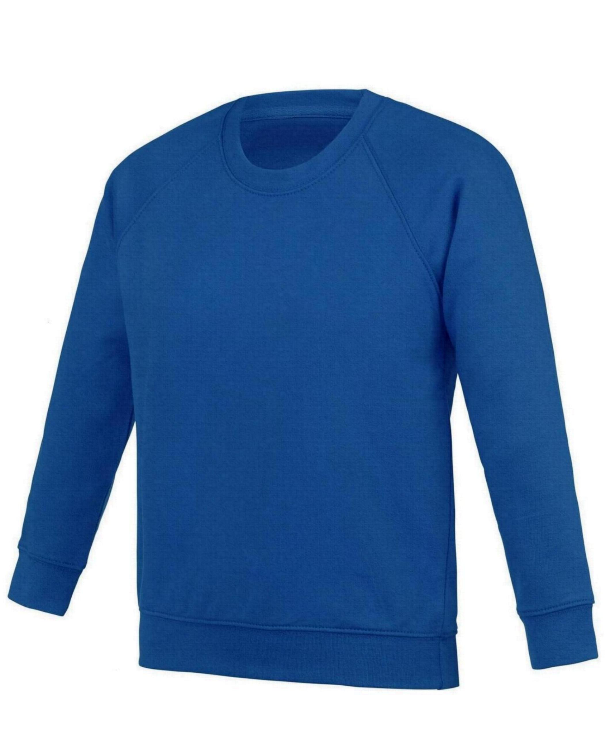 Crags Community School Jumper With Logo - Royal