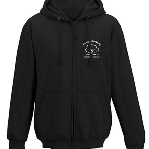 Fir Vale Outdoor PE Zipped Hoodie - Black