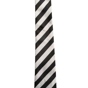 Fir Vale Tie - Black & Silver
