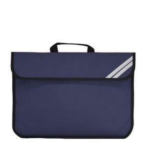 Highgreave Junior School hand held Book Bag with Logo - Navy Blue