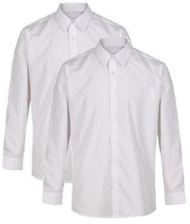 Oakwood Boys (Long Sleeved) Shirts - White