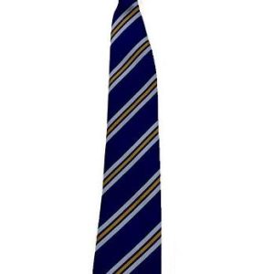 Oakwood Keppel Tie - Royal Blue, Silver & Yellow
