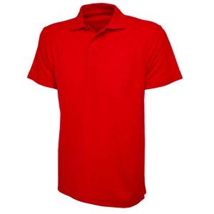 Rosehill Ryecroft School Polo With logo_R - Red
