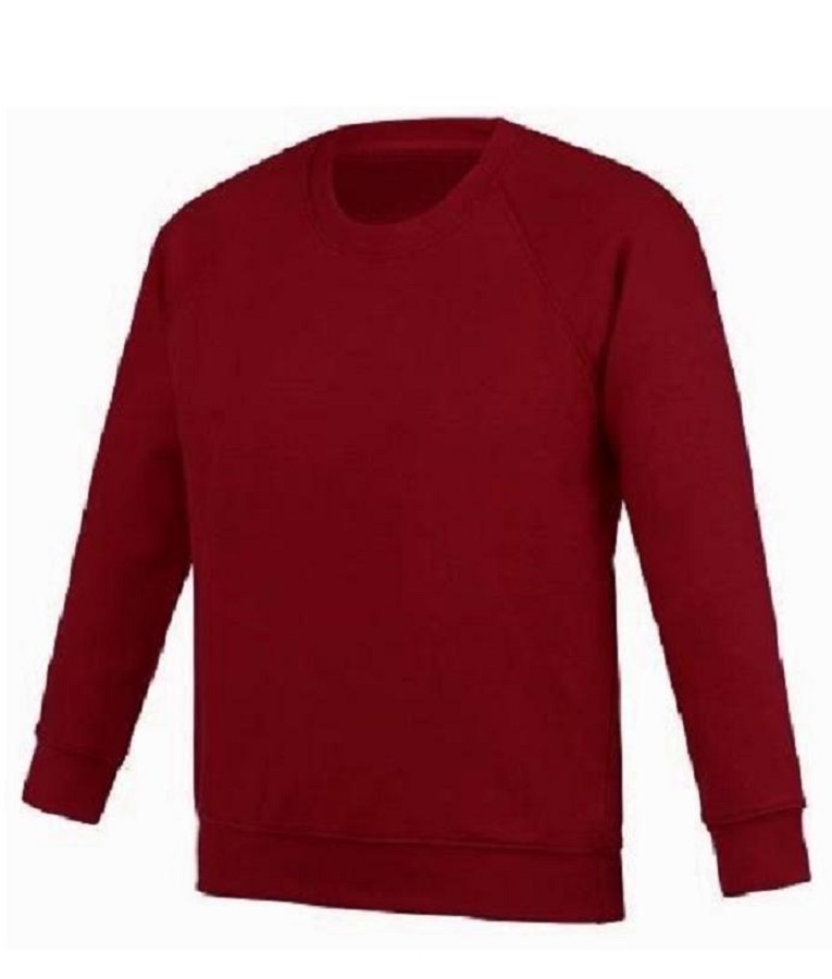 Whiston Worrygoose Jumper With Logo - Maroon
