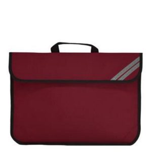 Whiston Worrygoose Book Bag (Hand Held) With Logo - Maroon