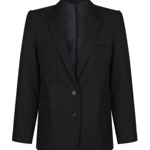 Oakwood Girls Blazer With Logo - Black