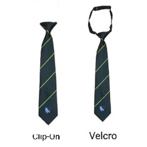 Roche Tie - Black With Yellow Stripe