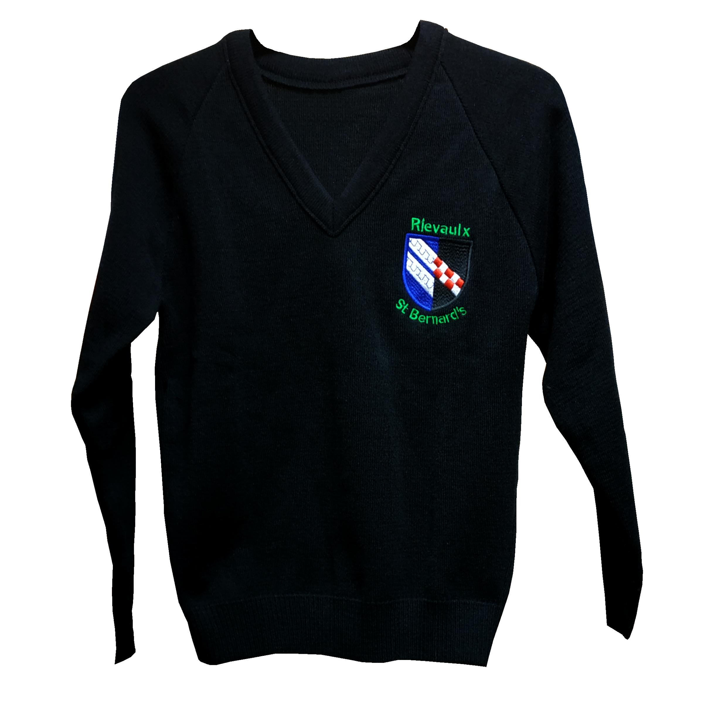 St Bernards School Jumper - RIEVAULX - Black