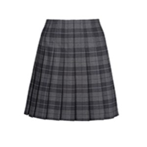 St Bernards Tartan Skirt (New) - Grey/Black