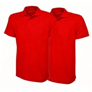 St Joseph's school Polo x2 with logo_Red